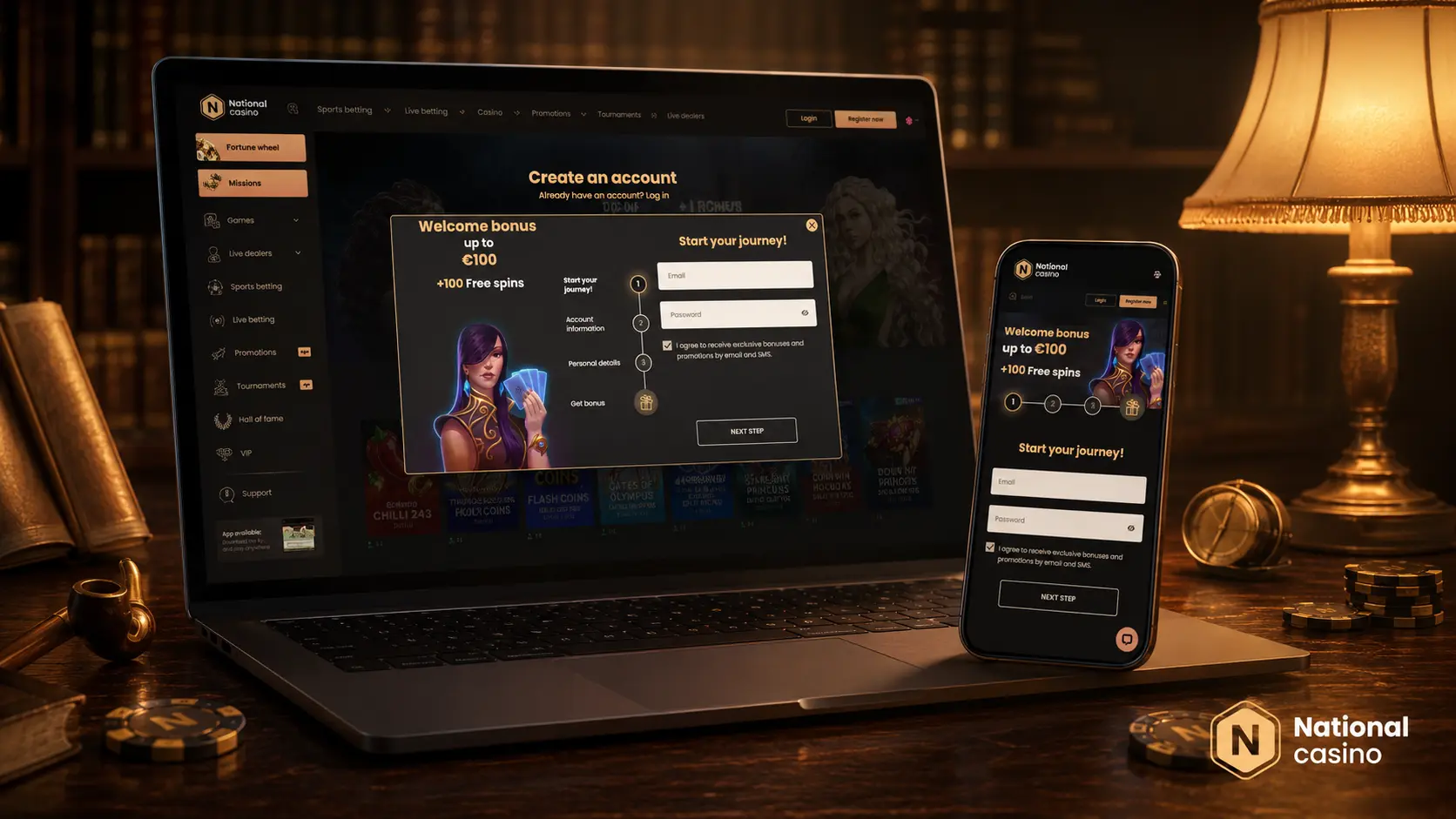Sådan begynder du at spille slots